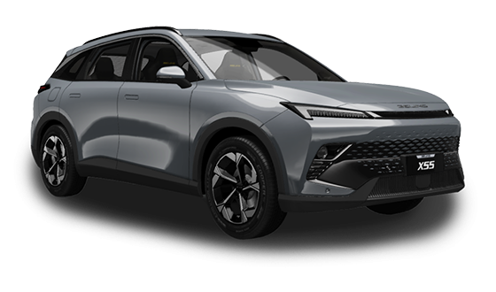 BAIC X55 Жёлтый металлик с чёрной крышей