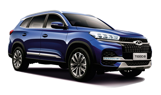 Chery Tiggo 8 Искрящийся белый