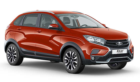 Lada XRAY Cross Светло-серый / Серое плато